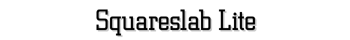 SquareSlab Lite font
